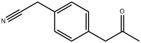 Benzeneacetonitrile, 4-(2-oxopropyl)- 结构式