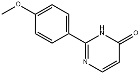 4(1H)-Pyrimidinone, 2-(4-methoxyphenyl)- Struktur