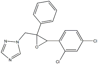 1H-1,2,4-Triazole, 1-[[3-(2,4-dichlorophenyl)-2-phenyloxiranyl]methyl]- Struktur