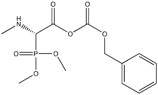 (±)苄基氧基羰基-A-膦酰甘氨酸三甲酯, 88636-77-5, 结构式