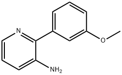 2-(3-甲氧基苯基)吡啶-3-胺, 886508-13-0, 结构式