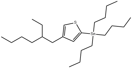 4-异辛基噻吩-2-三丁基锡 结构式