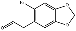 (6-Bromo-benzo[1,3]dioxol-5-yl)-acetaldehyde Structure