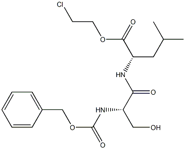 L-Leucine, N-[N-[(phenylmethoxy)carbonyl]-L-seryl]-, 2-chloroethyl ester