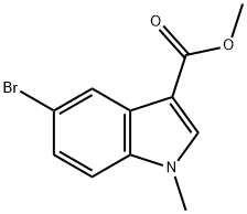Methyl 5-bromo-1-methyl-1H-indole-3-carboxylate Structure