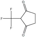 1,3-Cyclopentanedione, 2-(trifluoromethyl)- Struktur