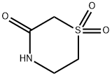 1，1-二氧化物-3-噻吗啉酮 结构式