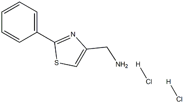 (2-phenyl-1,3-thiazol-4-yl)methanamine dihydrochloride,89152-61-4,结构式