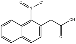 2-Naphthaleneacetic acid, 1-nitro- Structure
