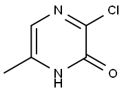 3-Chloro-6-methyl-2(1H)-pyrazinone Struktur