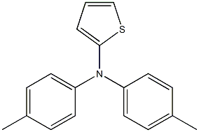 N,N-二-对甲苯基噻吩-2-胺, 89331-93-1, 结构式