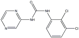 1-(2,3-dichlorophenyl)-3-pyrazin-2-ylurea Struktur