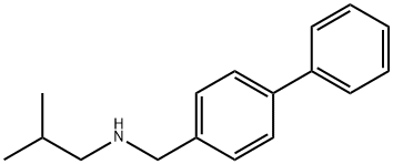 ({[1,1-biphenyl]-4-yl}methyl)(2-methylpropyl)amine Struktur