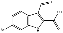 893730-08-0 6-bromo-3-formyl-1H-indole-2-carboxylic acid