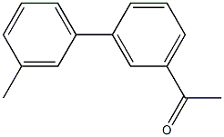 1-[3-(3-methylphenyl)phenyl]ethanone 结构式