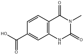 3-methyl-2,4-dioxo-1H-quinazoline-7-carboxylic acid Structure