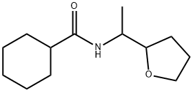 N-[1-(oxolan-2-yl)ethyl]cyclohexanecarboxamide Structure