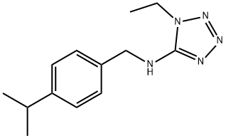 N-(1-ethyl-1H-tetraazol-5-yl)-N-(4-isopropylbenzyl)amine|N-(1-ethyl-1H-tetraazol-5-yl)-N-(4-isopropylbenzyl)amine