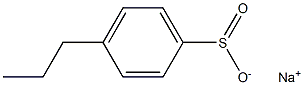 sodium:4-propylbenzenesulfinate 结构式