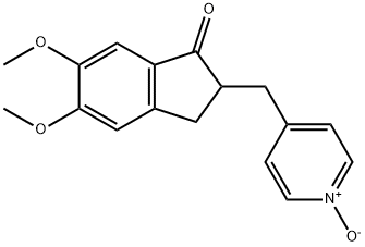 4-((5,6-dimethoxy-1-oxo-2,3-dihydro-1H-inden-2-yl)methyl)pyridine 1-oxide Structure