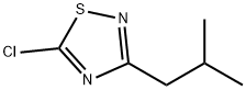 5-chloro-3-(2-methylpropyl)-1,2,4-thiadiazole Structure