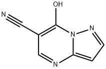 7-羟基吡唑并[1,5-A]嘧啶-6-甲腈, 89642-01-3, 结构式