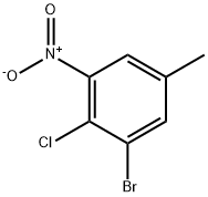 3-Bromo-4-chloro-5-nitrotoluene Structure