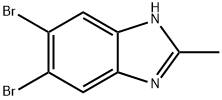5,6-dibromo-2-methyl-1H-benzo[d]imidazole Struktur