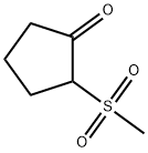 2-(methylsulfonyl)cyclopentanone Structure