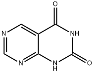 嘧啶并[4,5-D][1,3]二嗪-2,4-二醇, 89891-00-9, 结构式