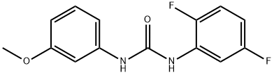 1-(2,5-difluorophenyl)-3-(3-methoxyphenyl)urea Structure