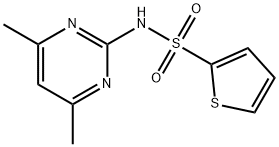 N-(4,6-dimethylpyrimidin-2-yl)thiophene-2-sulfonamide Struktur