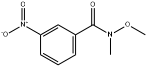 N-methoxy-N-methyl-3-nitrobenzamide, 899424-88-5, 结构式
