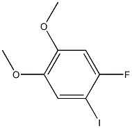 1-fluoro-2-iodo-4,5-dimethoxybenzene 结构式