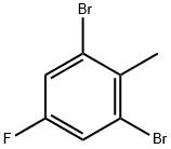 2,6-二溴-4-氟甲苯 结构式