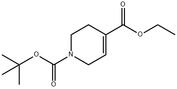 1,4(2H)-Pyridinedicarboxylic acid, 3,6-dihydro-, 1-(1,1-dimethylethyl) 4-ethyl ester,906663-30-7,结构式