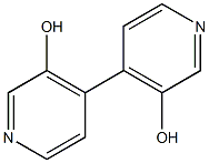[4,4'-Bipyridine]-3,3'-diol 结构式