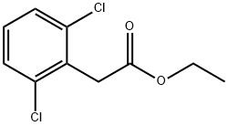 Benzeneacetic acid, 2,6-dichloro-, ethyl ester Structure