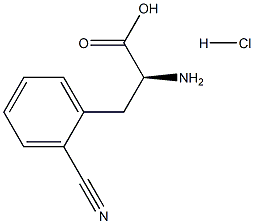 2-Cyano-L-Phenylalanine monohydrochloride Structure