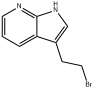 3-(2-BROMOETHYL)-7-AZAINDOLE 结构式