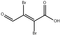 2,3-Dibromo-4-oxo-but-2-enoic acid Structure