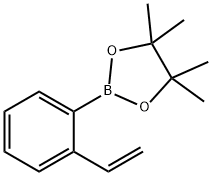 2-乙烯苯硼酸频呢醇酯, 910242-00-1, 结构式