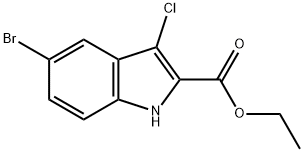 91062-61-2 5-溴-3-氯-1H-吲哚-2-甲酸乙酯