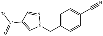 4-[(4-nitro-1H-pyrazol-1-yl)methyl]benzonitrile Struktur