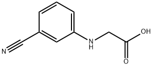 Glycine, N-(3-cyanophenyl)- Structure