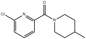 2-chloro-6-(4-methylpiperidine-1-carbonyl)pyridine Structure