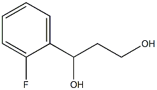 1,3-Propanediol, 1-(2-fluorophenyl)- Struktur
