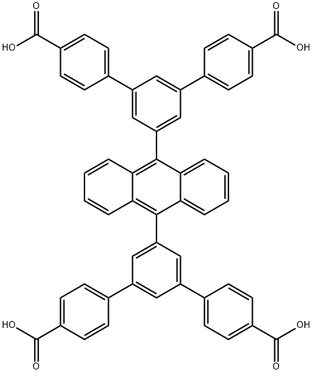 5',5''''-(蒽-9,10-二基)双(([1,1':3',1''-三联苯]-4,4''-二羧酸)),913343-74-5,结构式