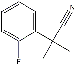 Benzeneacetonitrile, 2-fluoro-alpha,alpha-dimethyl- Struktur