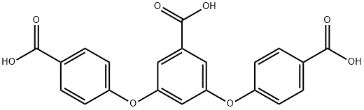 4,4'-((5-carboxy-1,3-phenylene)bis(oxy))dibenzoic acid Struktur